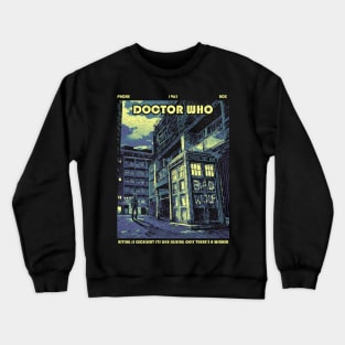 Doctor Who Night Vibe Retro Crewneck Sweatshirt